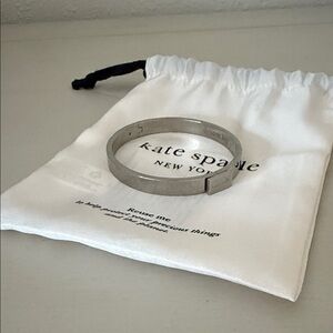 Kate Spade Metallic Silver Bracelet